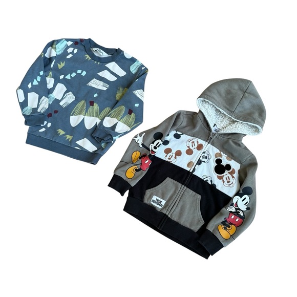 5T Toddler Boy Bundle Lot Set 17PC Long Sleeve Top Hoodie Sweatshirt - Picture 7 of 8